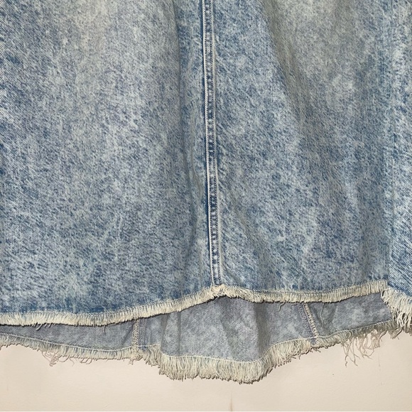 Current Elliott THE MEGAN Denim MAXI SKIRT - Picture 6 of 9